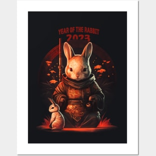 Year of the Rabbit 2023 - Chinese new year Posters and Art